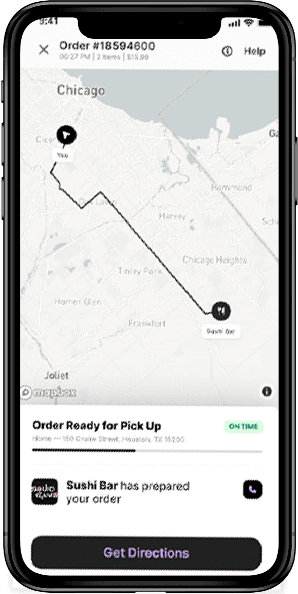 customer-friendly food delivery app